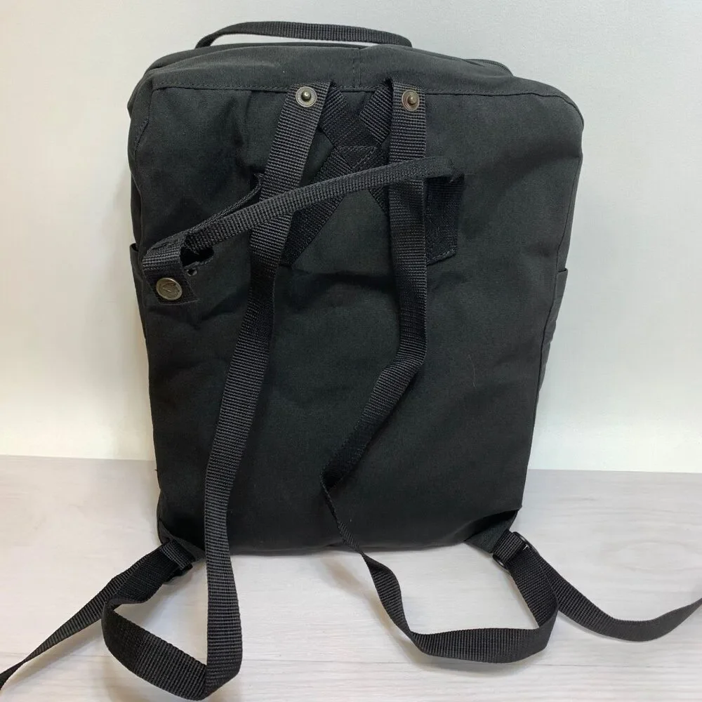 Fjallraven Kanken Backpack Unisex‎ Womens Mens School Backpack Black 23563